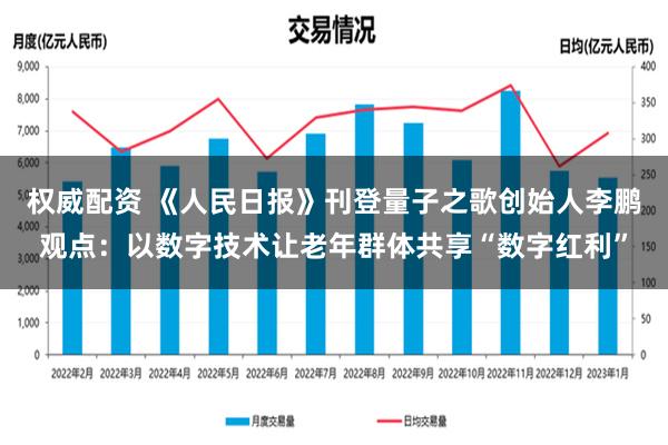 权威配资 《人民日报》刊登量子之歌创始人李鹏观点：以数字技术让老年群体共享“数字红利”